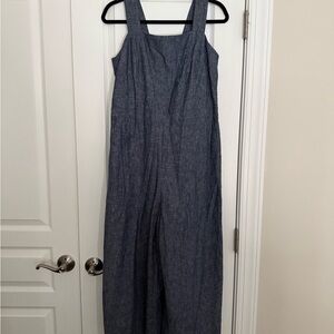 Banana Republic Indigo Jumpsuit SZ 10